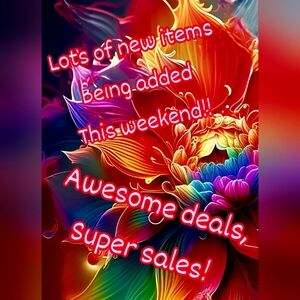 Adding lots of new and gently used items all weekend long.